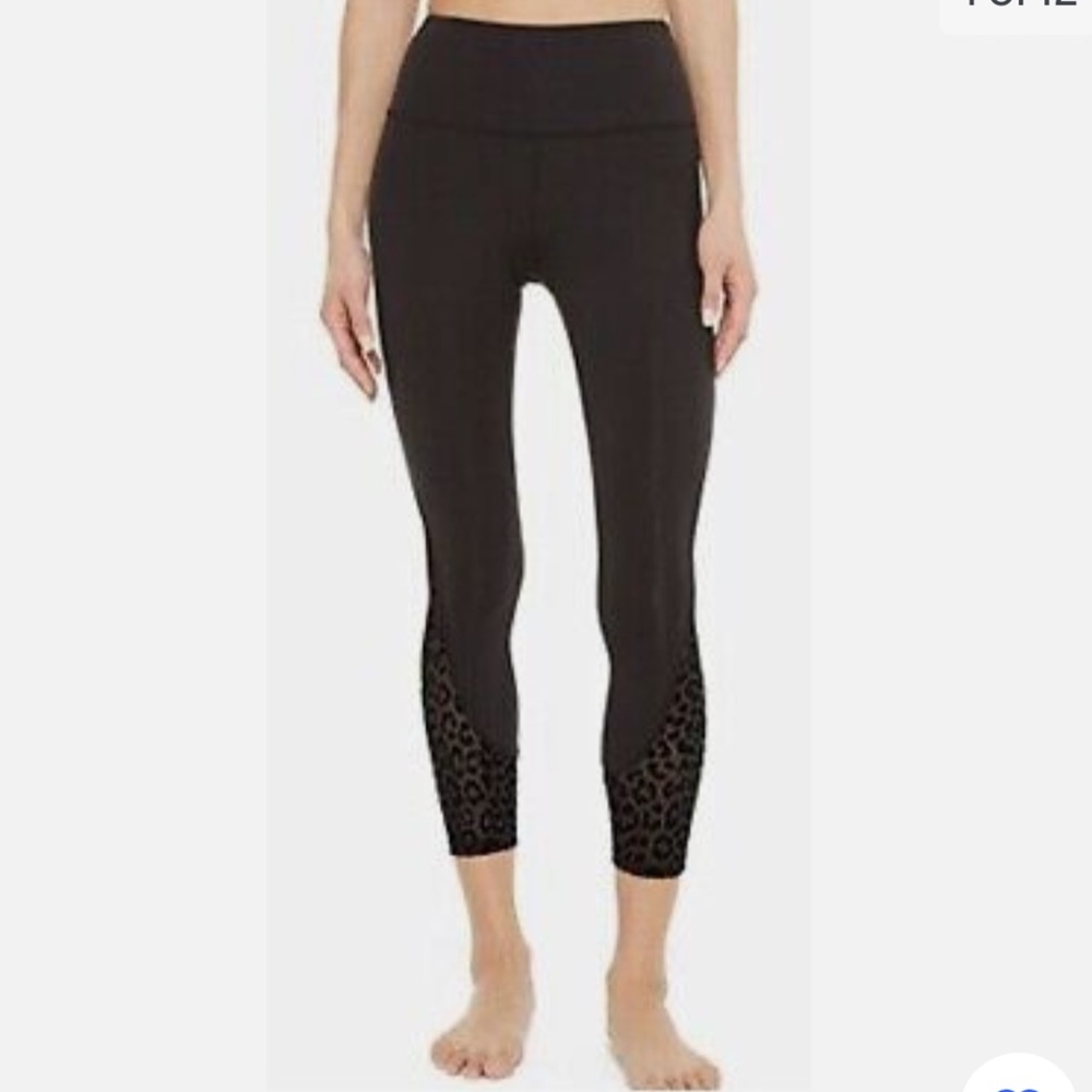 Kate Spade leopard cropped leggings